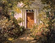 Abbott Fuller Graves Grandmother's Doorway oil